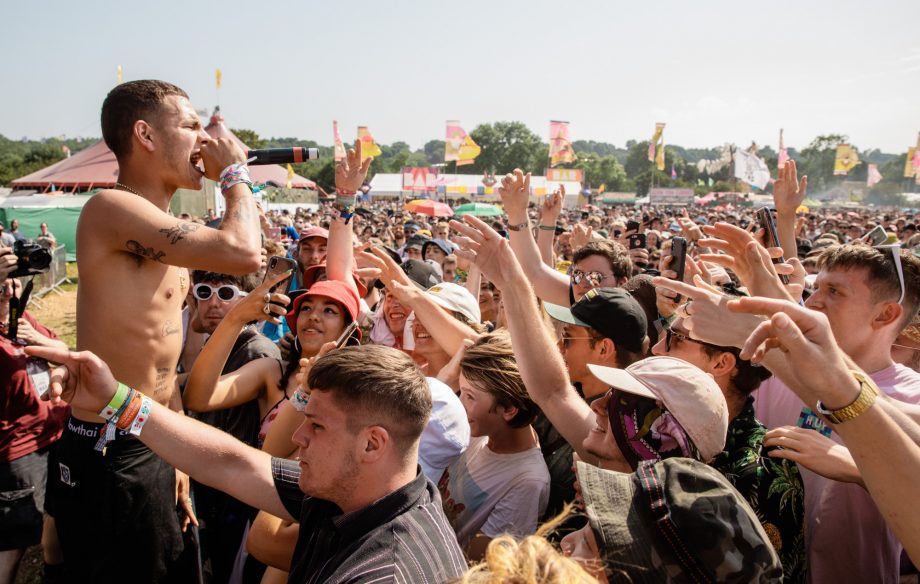 Slowthai at Glastonbury, 2019