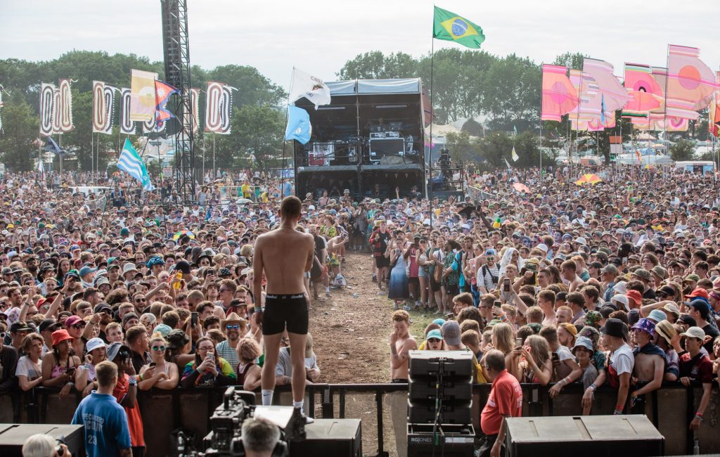 Slowthai at Glastonbury, 2019