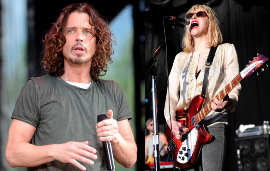 Chris Cornell and Courtney Love