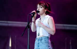 Katie Ball of Just Mustard performs at Primavera Sound