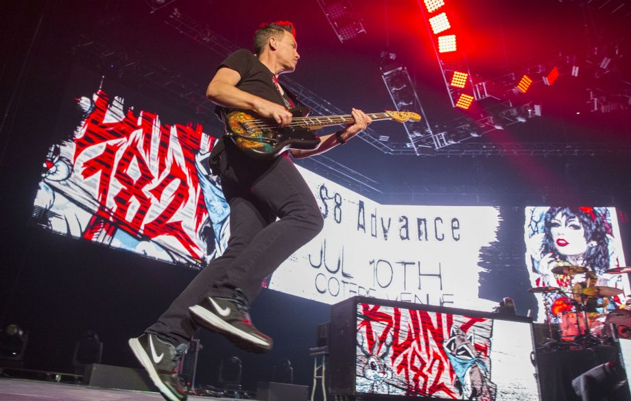 Blink 182 in concert at the Hydro, Glasgow, Scotland, UK - 11 Jul 2017