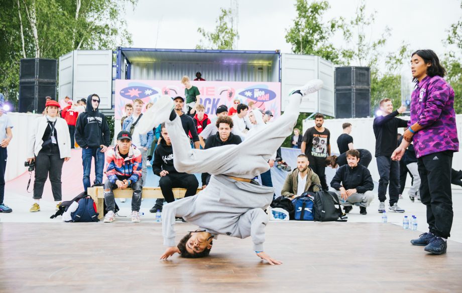 Breakdancing at Woo Hah Festival 2019
