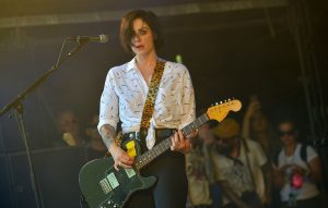 The Distillers' Brody Dalle says she saw a UFO with Juliette Lewis while soundchecking