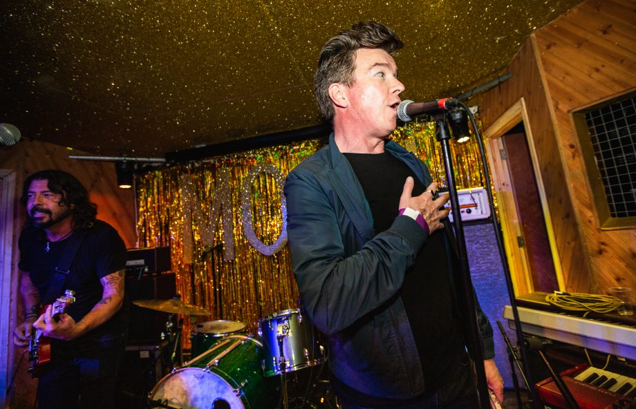 Dave Grohl and Rick Astley at Club NME