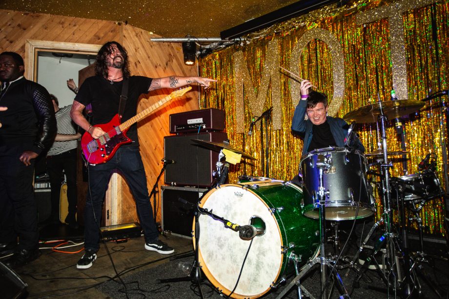 Dave Grohl and Rick Astley at Club NME