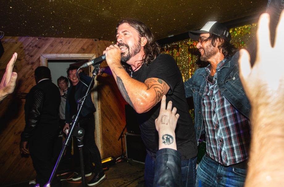 Dave Grohl and Rami at Club NME