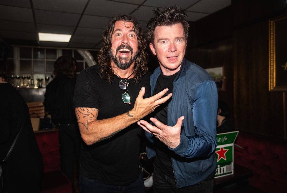 Dave Grohl and Rick Astley at Club NME