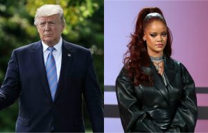Rihanna condemns President Donald Trump over response to US shootings