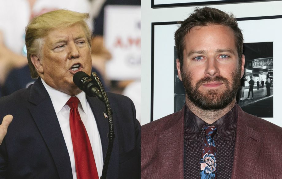 President Donald Trump, Armie Hammer