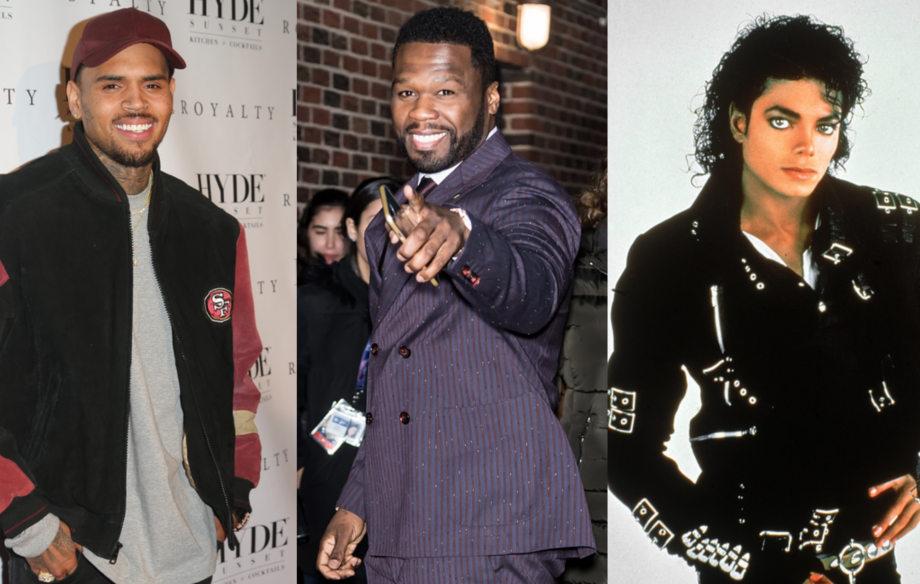 50 Cent, Chris Brown, Michael Jackson