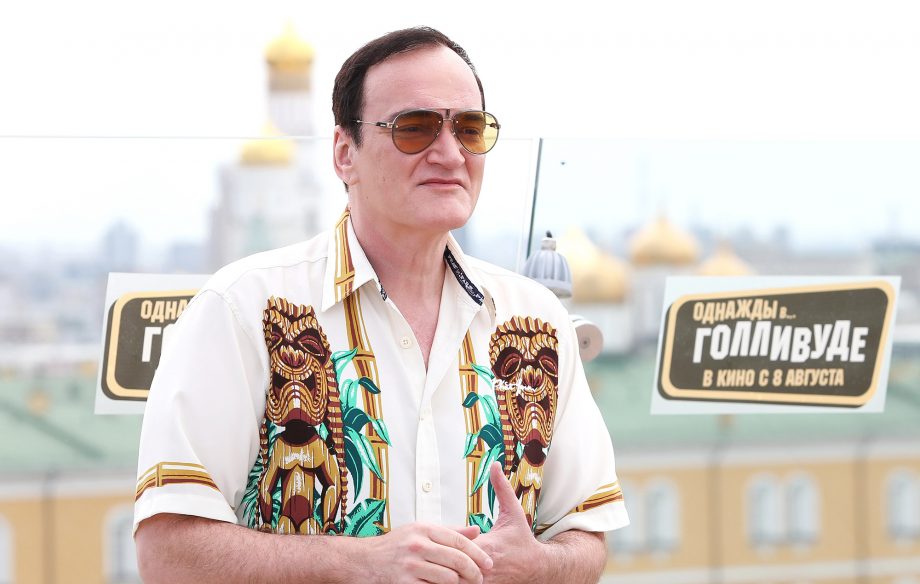 Quentin Tarantino Once Upon a Time in Hollywood press call in Moscow