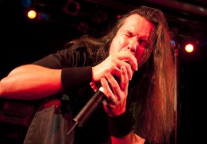 Dan Nelson of Anthrax performs on stage at ULU on June 16, 2009 in London, England