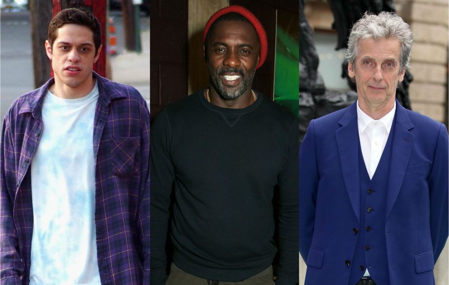 Pete Davidson, Idris Elba and Peter Capaldi
