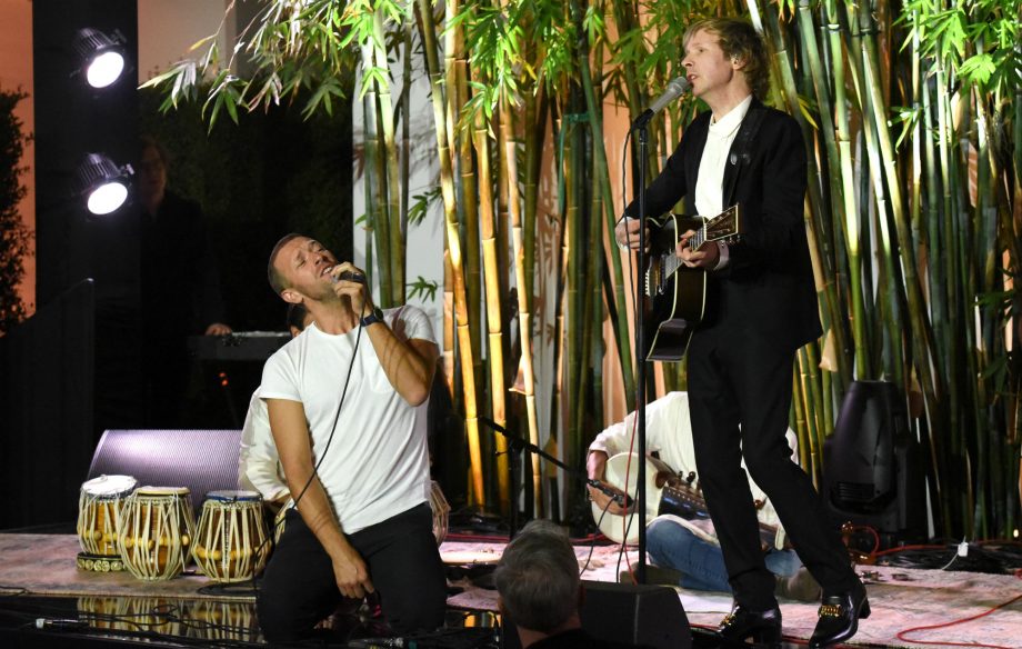 Watch Coldplay frontman Chris Martin join Beck for 'Loser' performance
