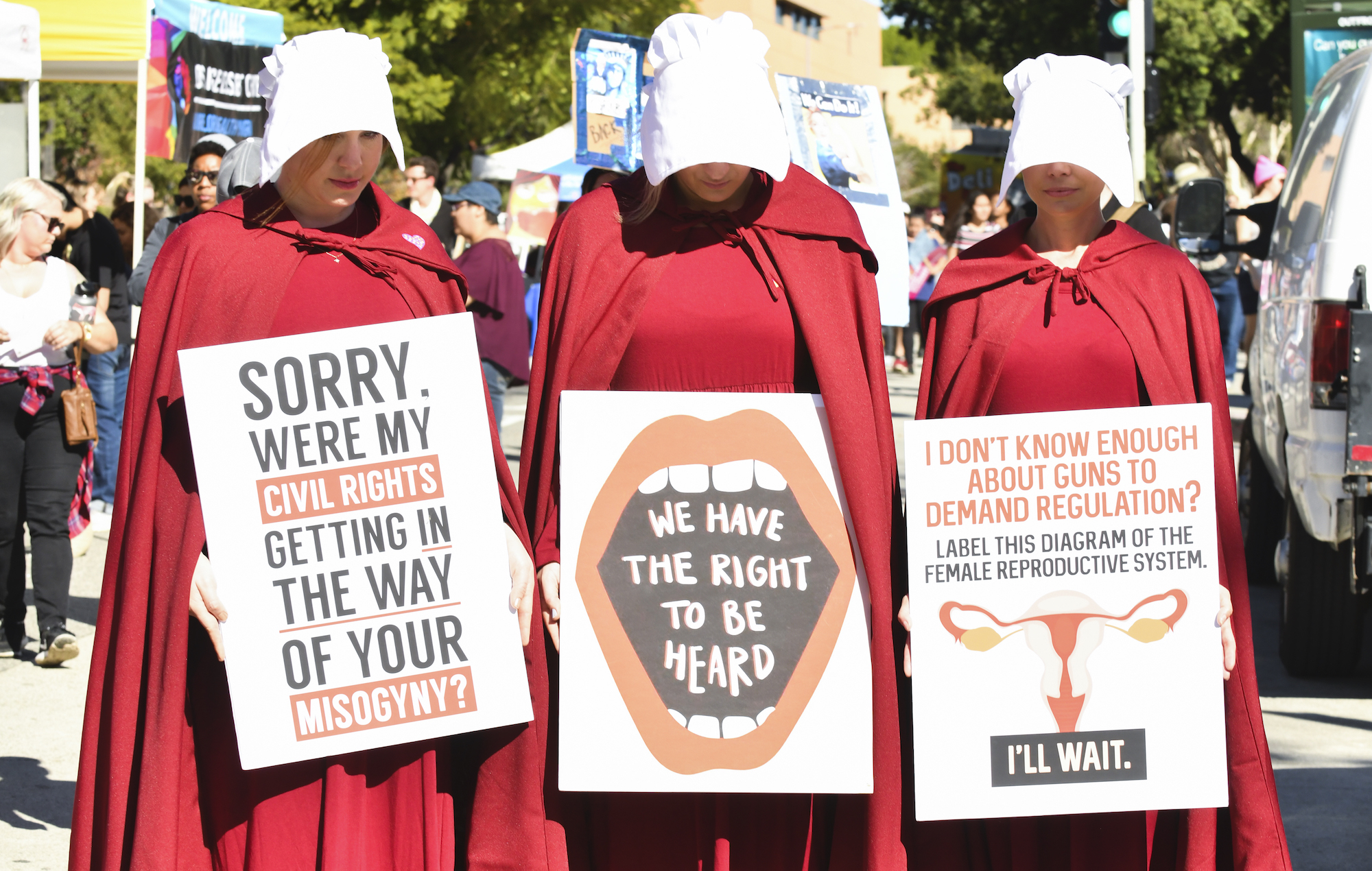 Handmaids Women's March