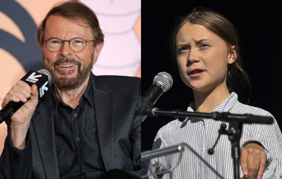 ABBA's Björn Ulvaeus and climate activist Greta Thunberg