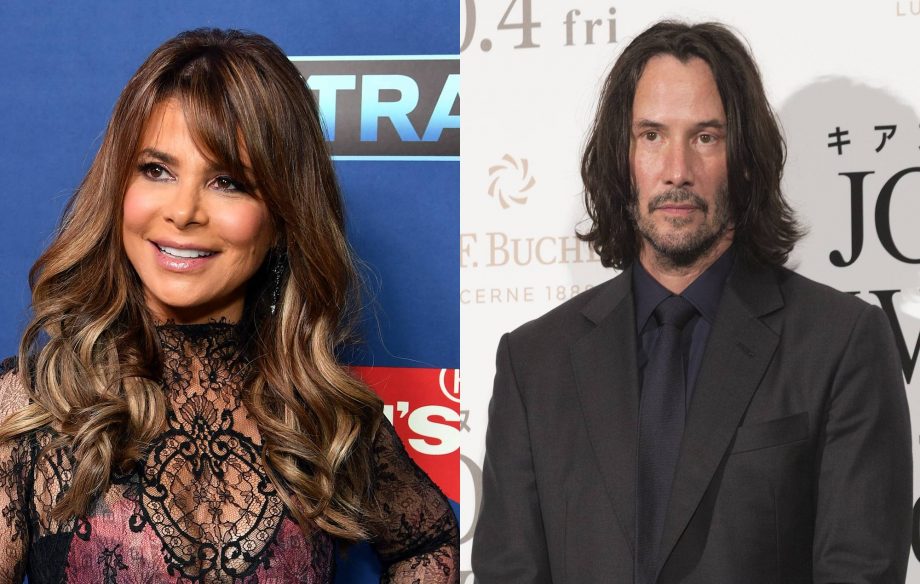 Paula Abdul and Keanu Reeves