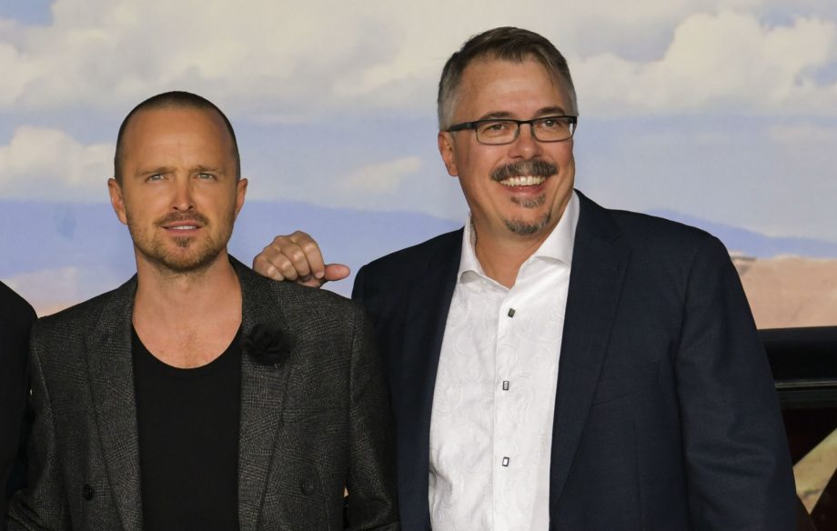 Aaron Paul and Vince Gilligan
