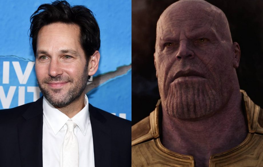 Paul Rudd and Avengers: Endgame's Thanos