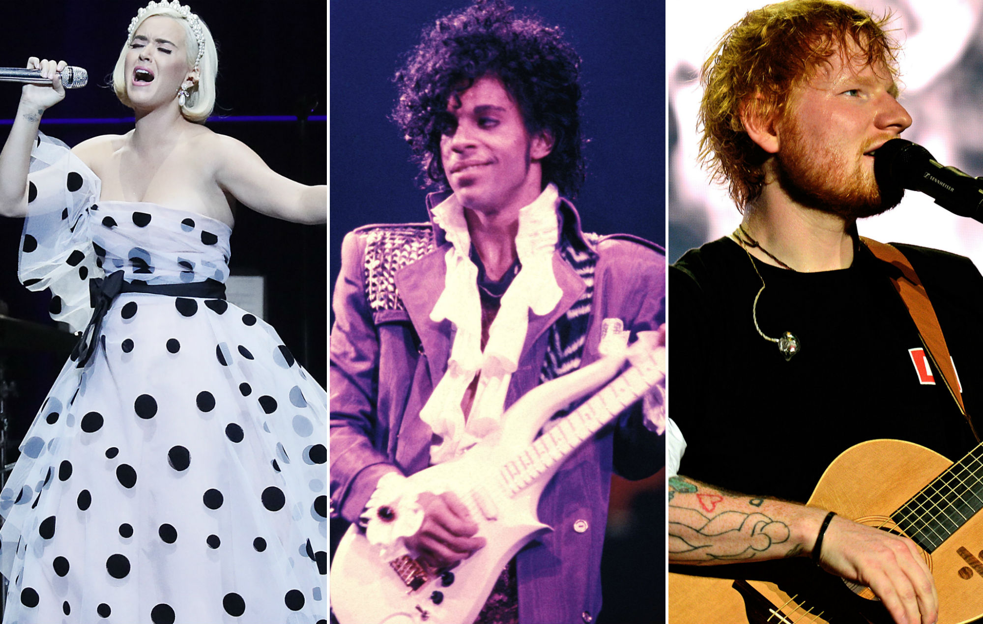 Prince accused music industry of "ramming" Katy Perry and Ed Sheeran "down our throats"