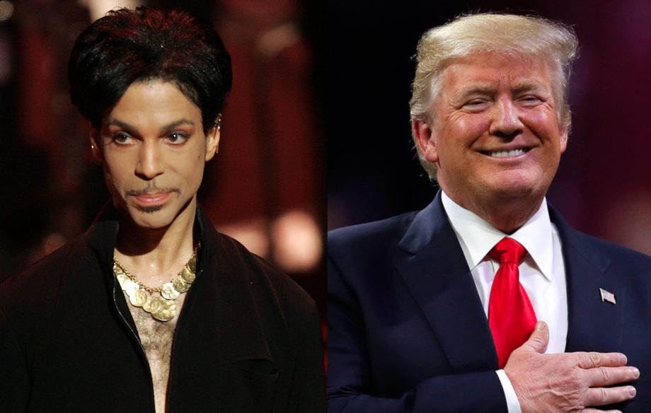 Prince estate Donald Trump Purple Rain Minneapolis rally
