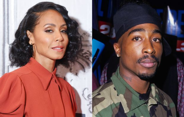 Jada Smith and Tupac Shakur