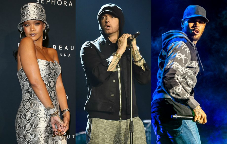 Rihanna, Eminem, and Chris Brown